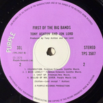 Tony Ashton & Jon Lord ‎– First Of The Big Bands (Англия 1974г.)