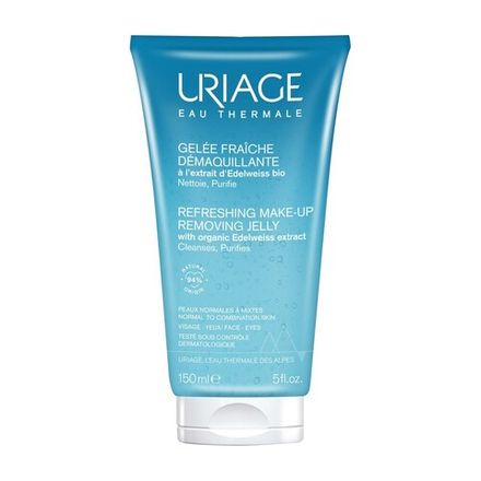 Uriage Refreshing Make-Up Removing Jelly Очищающий освежающий гель для снятия макияжа, 150 мл