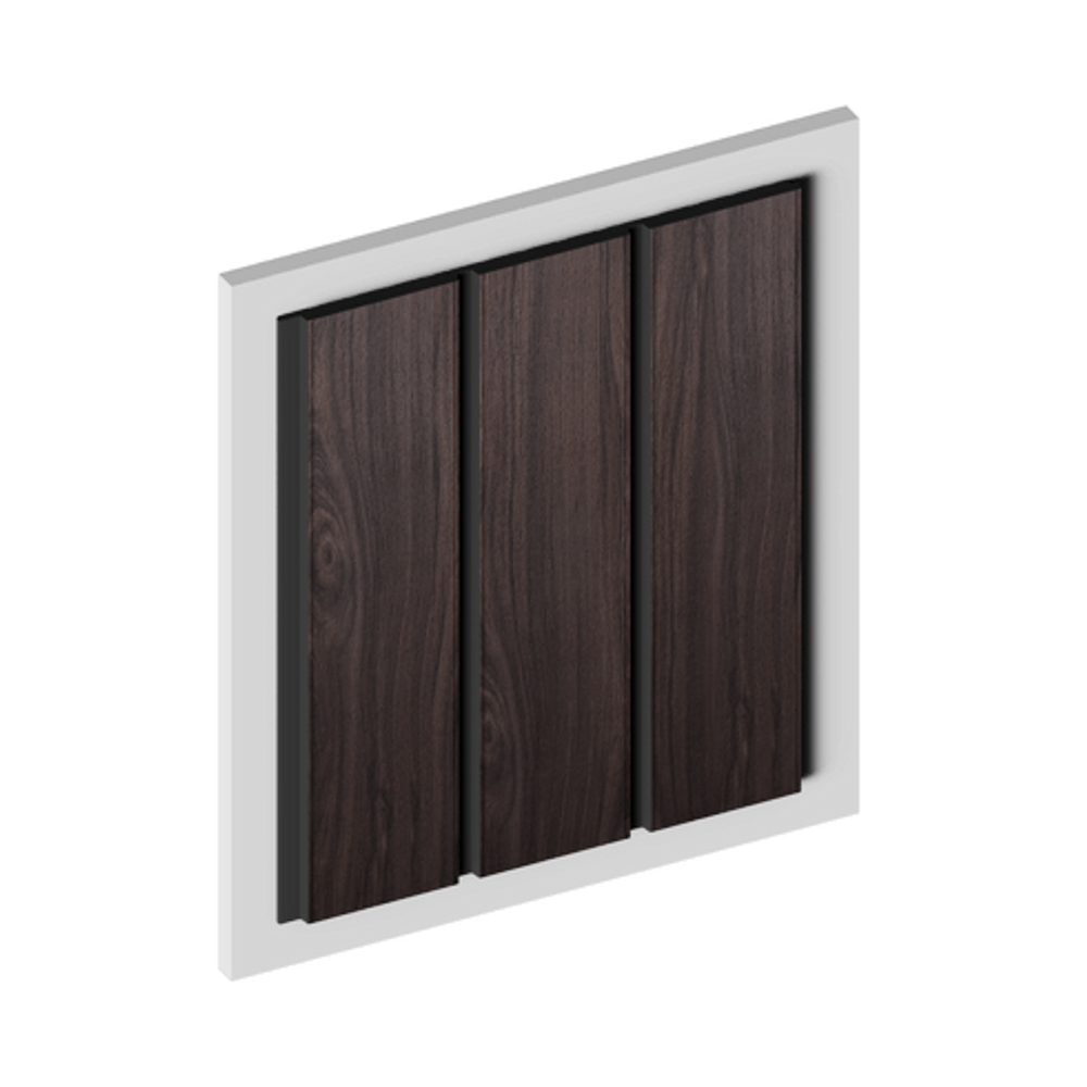 Стеновая панель HiWood декорированная, 270x12 см