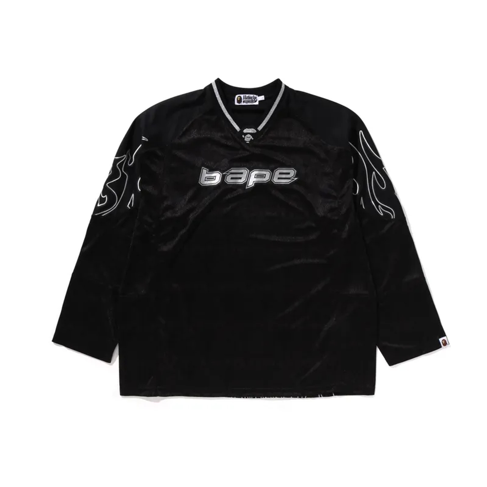 A Bathing Ape Flame Football Jersey