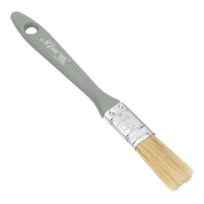 Кисть плоская "Евро" 3/4", натуральная щетина, пластмассовая ручка MTX