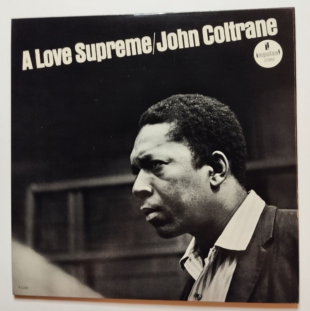 Винтажная виниловая пластинка LP John Coltrane A Love Supreme (Japan 1976) (Obi) NM