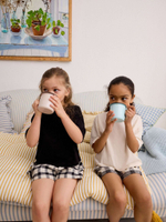 Пижама для девочки Next 990-902, 2 шт., Черный, Кремовый