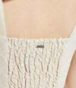 Льняное платье EMEREAL Pepe Jeans London - экрю(PL953473)