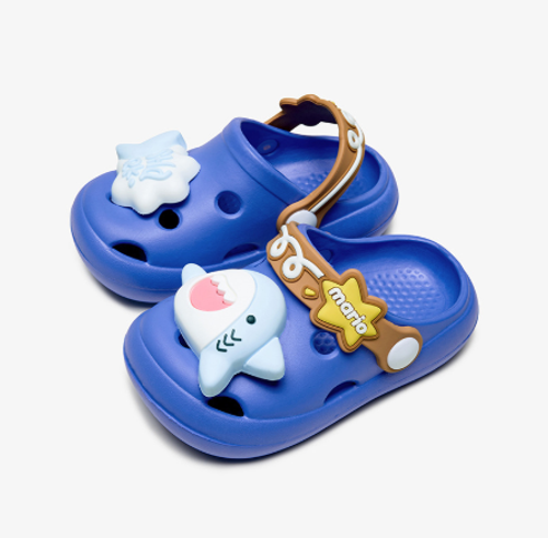 Сабо "Shark", синие