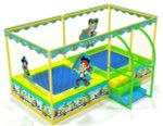 "Мадагаскар" батут 2-х секционный  (5*2.5*2.5м)