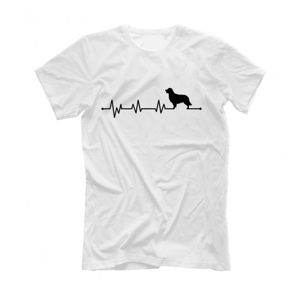 Футболка "Голден ретривер - сердечный ритм"