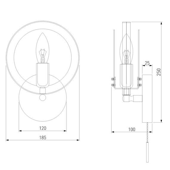 Бра Eurosvet Gallo 70121/1 белый