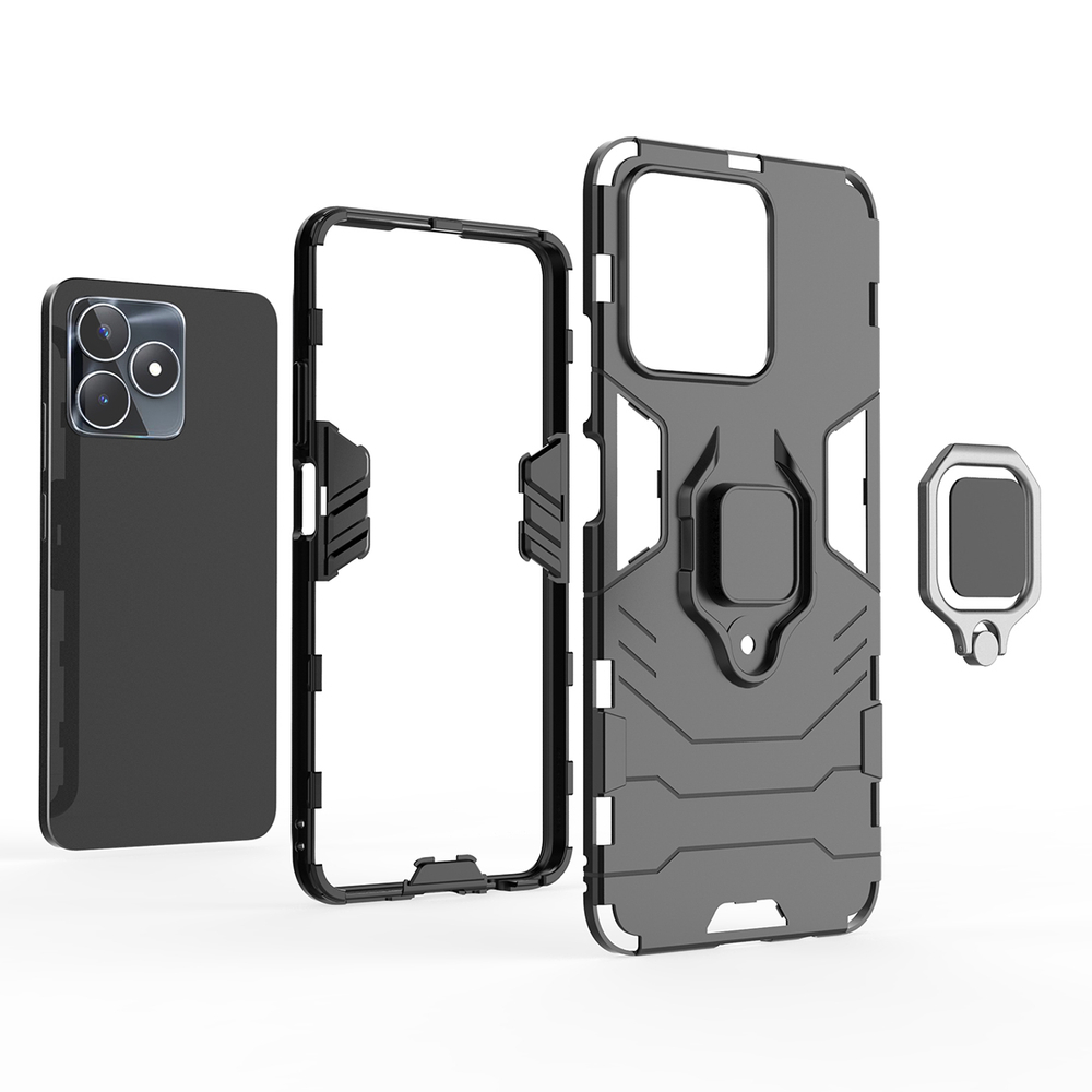 Противоударный чехол с кольцом Panther Case для Realme C53