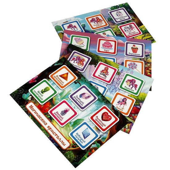 IQ-лото. Милые пони. 138х189х32 мм. Умные игры