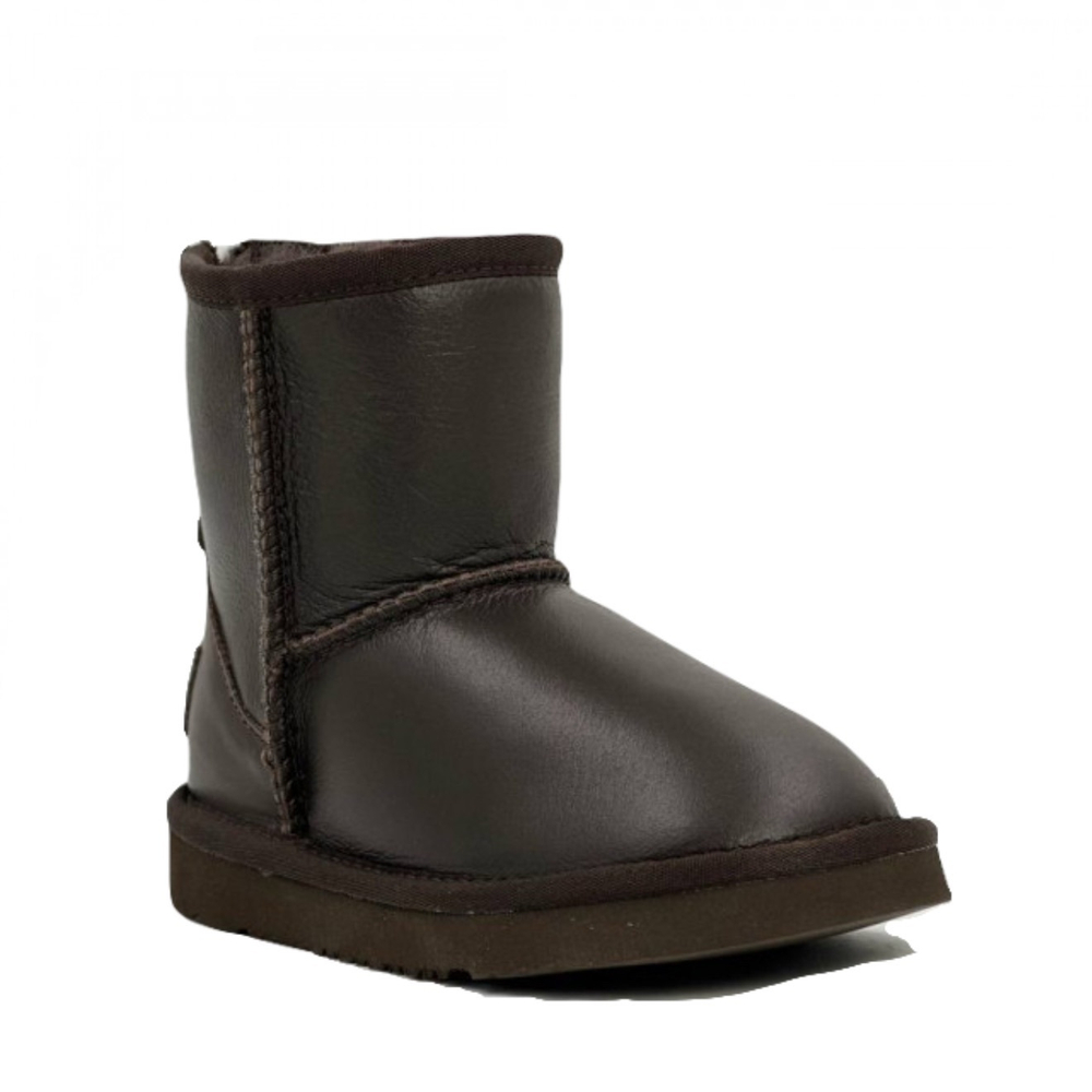 UGG Kids Zip Short Metallic Chocolate