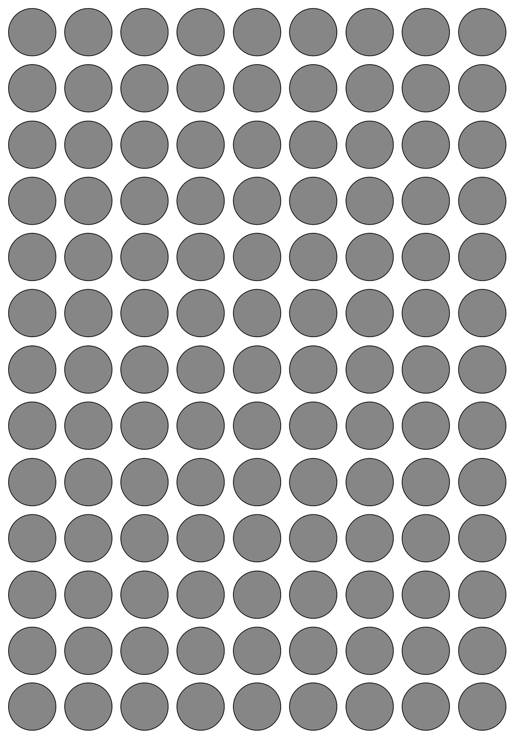 Виниловые наклейки для упаковки и маркировки Policomprint M20, 12 мм. 117 шт.