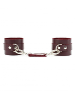 Бордовые оковы на ноги Ladys Arsenal