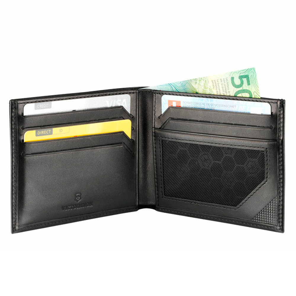 Портмоне Victorinox Altius Edge Zenon с защитой от сканирования RFID, кожа наппа, 11x2x9 см