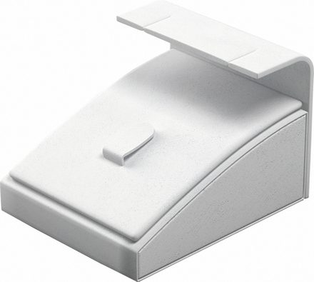 Подставка для гарнитура/наклонная/2 прорези на планке/язычок