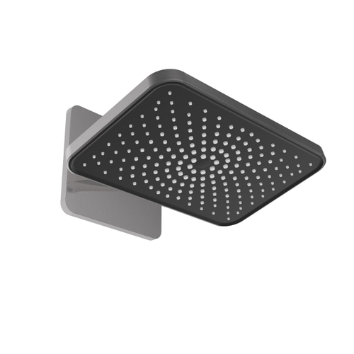 Душевой комплект Vincea Inspire VSFW-3I21MT4RGM встраиваемый, термостат, двухрежимный, вороненая сталь