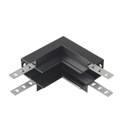 Внутренний соединитель угловой для встраиваемого магнитного шинопровода для ГКЛ12,5 мм Crystal Lux CLT 0.223 13 BL