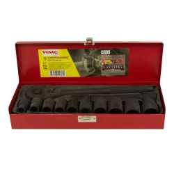 Набор инструментов ударных 12пр. 1/2''(12гр.)(10-24мм) WMC TOOLS WMC-4122-9