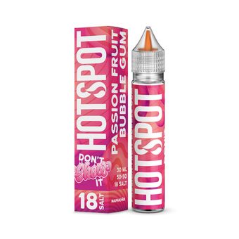 Жидкость HOTSPOT DONT Chew It Salt 1.8% 30 ml Passion Fruit Bubble Gum - Жвачка Маракуйя