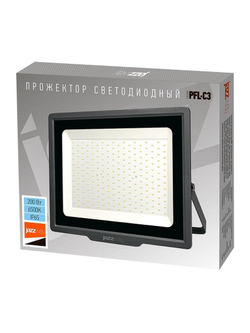 Прожектор светодиодный PFL-C3 200Вт 6500К IP65 ДО с клапаном закален. прозр. стекло Pro JazzWay 5023666A