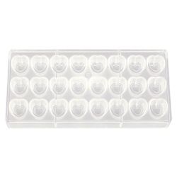 Форма для шоколада "Сердце" 24 ячейки 27*26*17 мм, P.L. Proff Cuisine