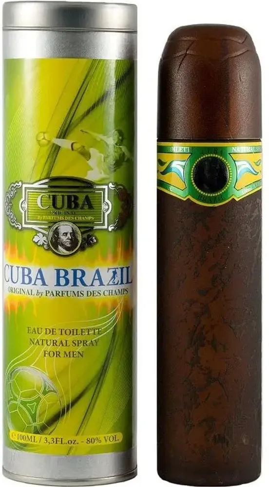 Мужская туалетная вода Cuba Brazil EDT 35 мл с нотами цитрусовых и древесных оттенков