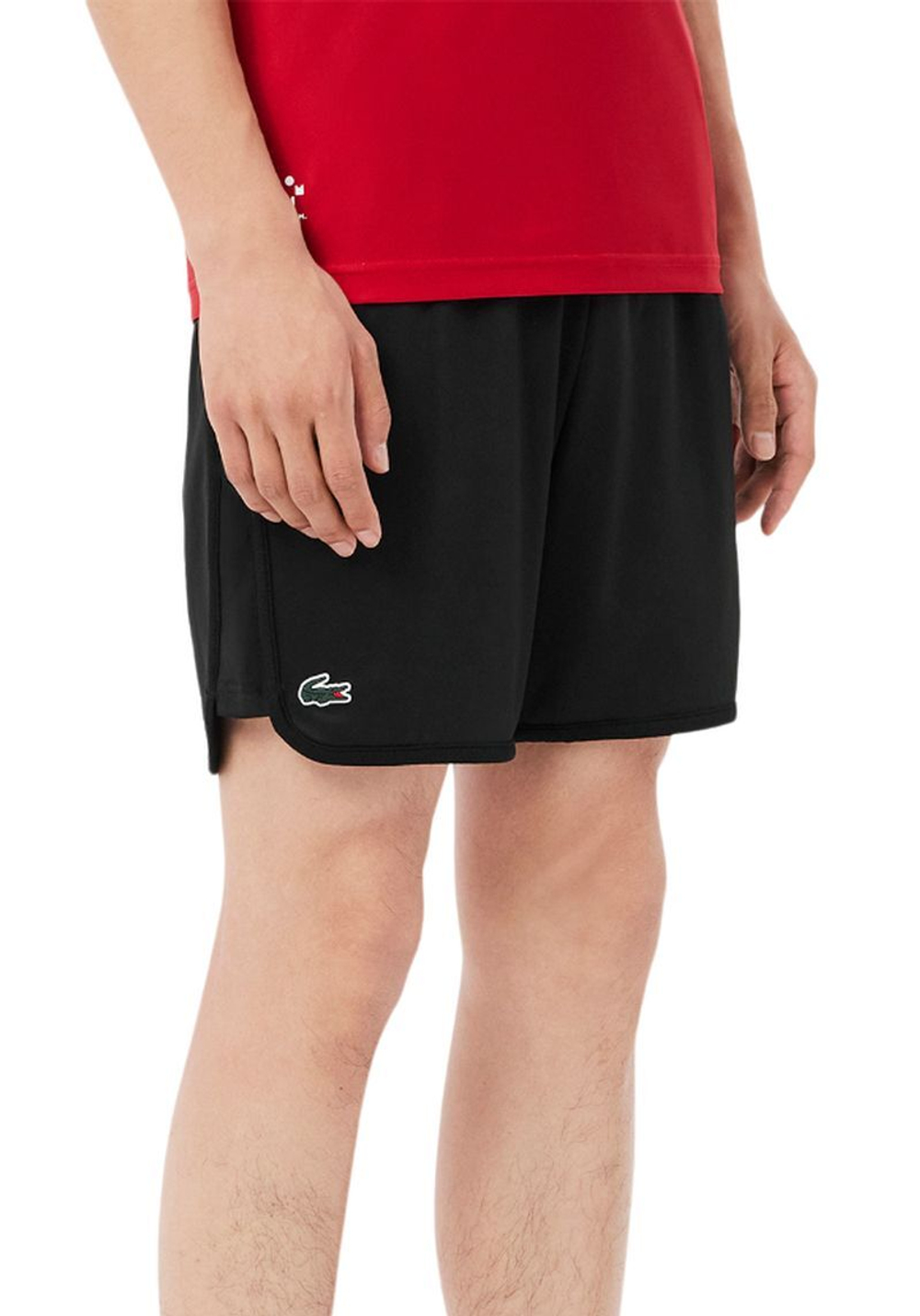 Мужские теннисные шорты Lacoste Tennis X Daniil Medvedev - черный