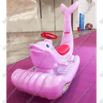 Парковый электромобиль «Дельфинчик-морячок», розовый