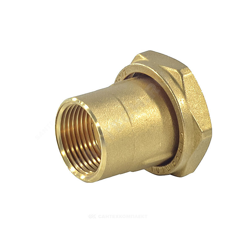 Соединение для подключения насоса латунь 1 1/2"x1" ВР с обратным клапаном R39 Giacomini R39Y001
