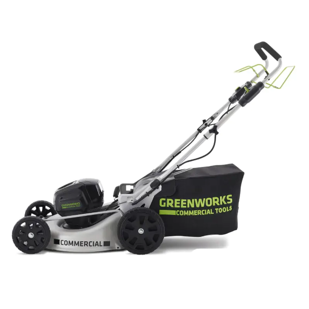 Аккумуляторная газонокосилка Greenworks GC82LM51SPK5 82V 82В самоходная (1 x 5 Ач, ЗУ) нож 51 см, 2502607UB