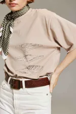 Футболка Called a Garment Diagram Какао