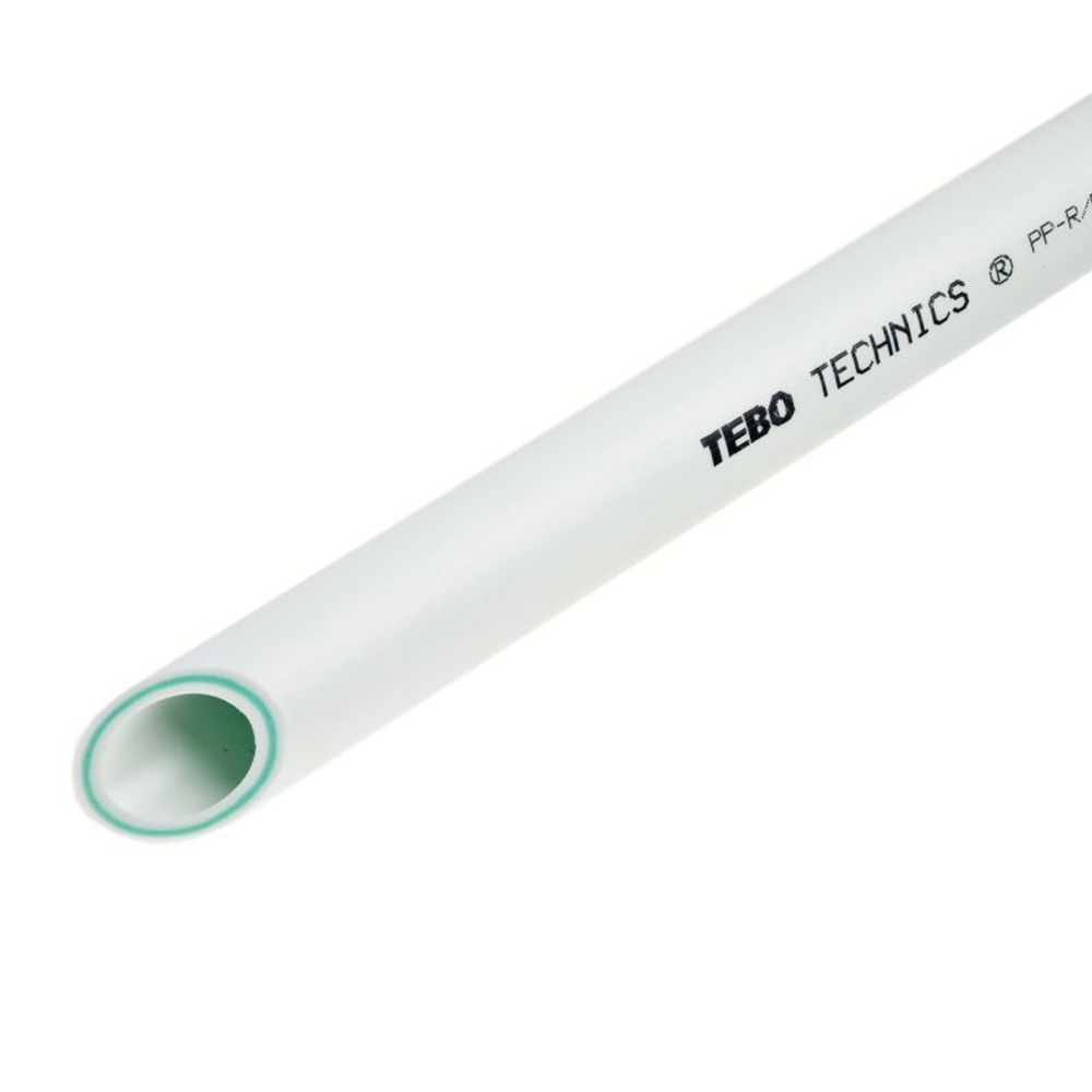 Труба TEBO 25х3,5 мм 2 м армированная стекловолокном SDR 7,4