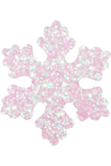 Снежинка из пенофлекса Облачко 140 мм., белый, ПромЕлка (CO-140White)