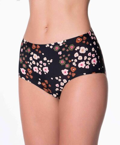 Высокие бесшовные трусики Peggy Brown (Размер: M) (Цвет: черный)