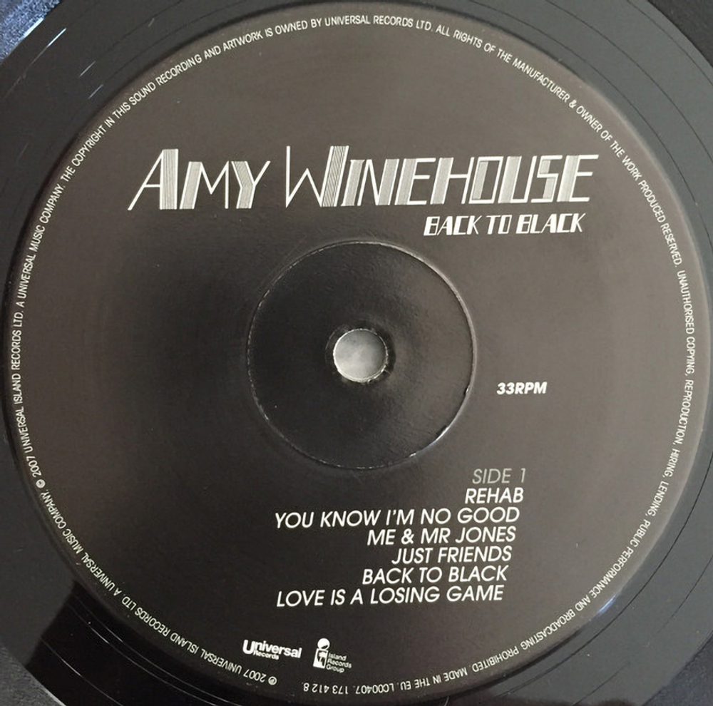 Amy Winehouse / Back To Black (LP)