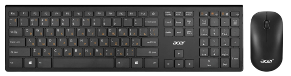 Клавиатура и мышь Wireless Acer OKR030