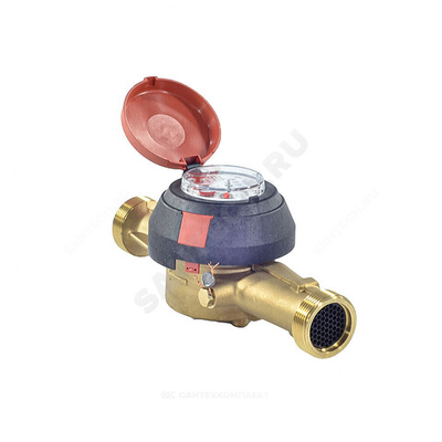 Счётчик г/в крыльчатый одноструйный Ду 40 Ру16 Qn=10 м3/ч 150С L=300мм резьба Б/К ВСГН Тепловодомер