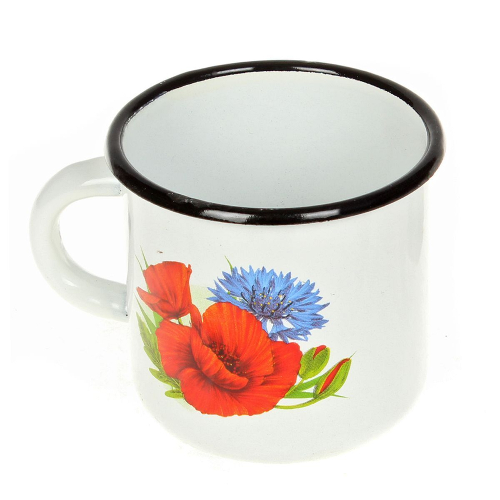 Кружка сталь, эмал, 250 мл, Керчь, 40104-022/4, в асс