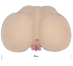 Вибровагина с выносным пультом и присосками (Цвет: телесный)