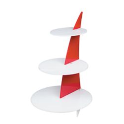 Этажерка 3 яруса для тортов и пирожных, пластик, P.L. Proff Cuisine