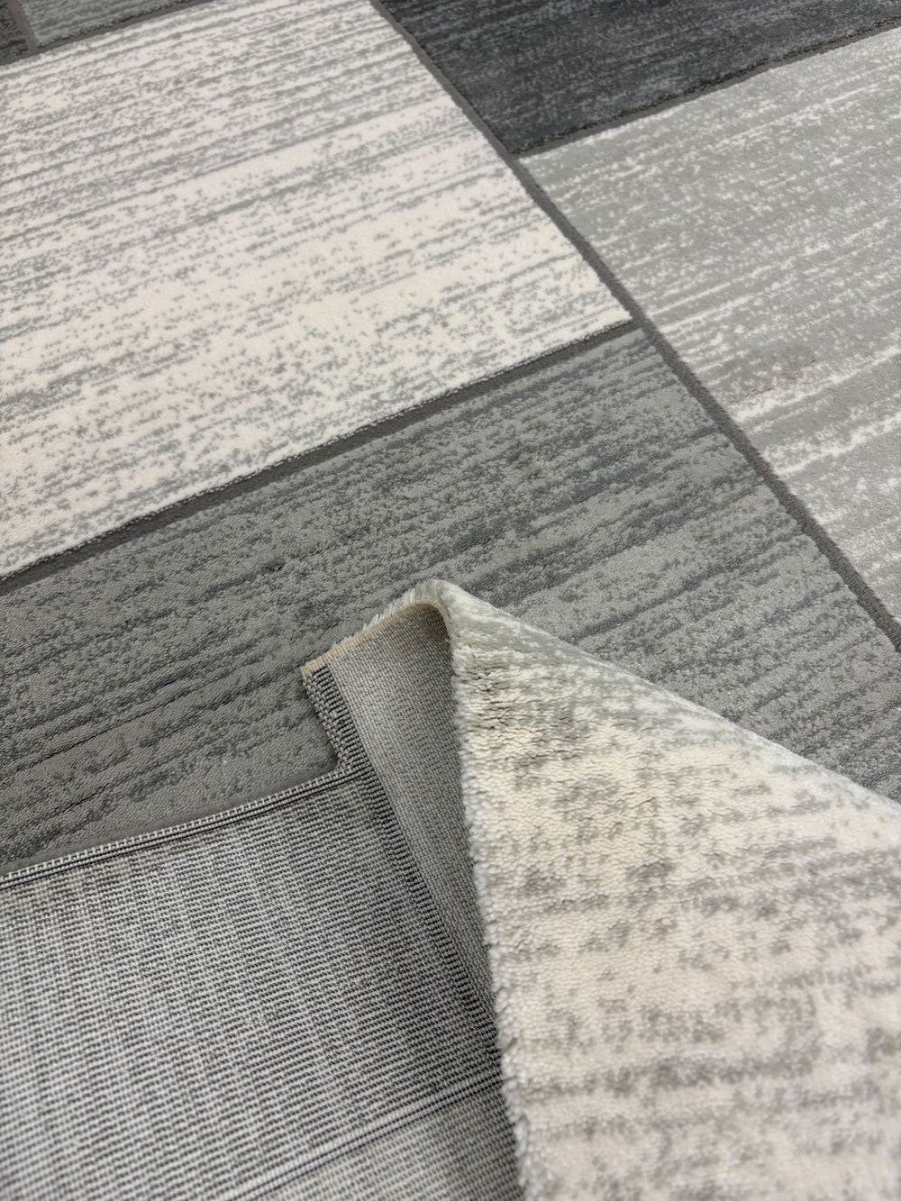 Ковер Safir 00834G Grey/Grey Нестандартная