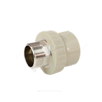 Муфта PP-R комбинированная серая Дн 50х1 1/2" НР под ключ VALFEX 10135050Г