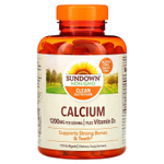 Sundown Naturals, кальций с витамином D3, 1200 мг, 170 капсул (600 мг в 1 капсуле)