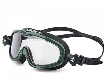 Очки для плавания детские Sargan Старт черный/зеленый