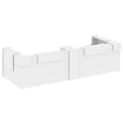 Onix Ресепшн O.R-K-37 Белый Бриллиант 4714*1768*1187