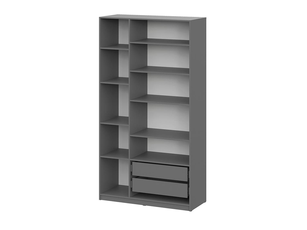 ШК 5 шкаф 1200 + полки 2 комплекта + ящики 1 комплект / Графит