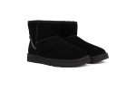 UGG Mens Classic Mini Deco Suede Boot Black