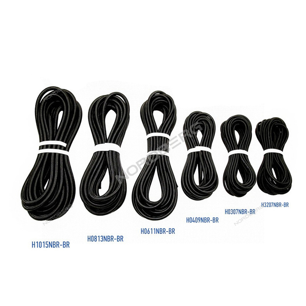 NORDBERG (H03207NBR-BR) Шланг топливный резиновый в оплетке 3.2 мм