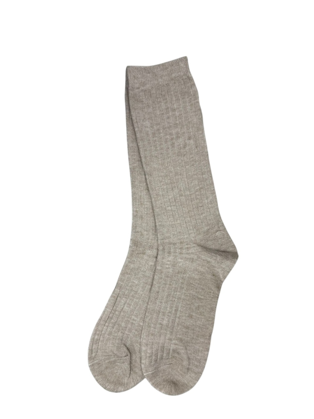 Женские теплые "вязанные" носки из шерсти Мериноса средней длины - 10 пар