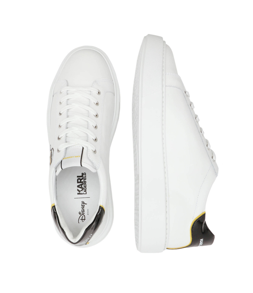 Кожаные кроссовки maxi cup x disney Karl Lagerfeld - белый(KL95223D)